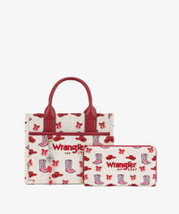 Wrangler Rodeo Icons Canvas Tote Bag