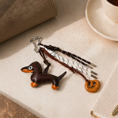 Montana West Bag Charms – Dogs, Floral, Croissant Bag Keychains