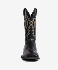 Men’s Black Rider Totem Embroidered Boots