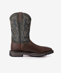 Men’s Vintage Patchwork Embroidered Heritage Boots