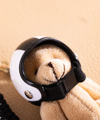 Mini Baseball Keychain with Wooden Bat