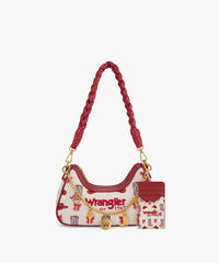 Wrangler Rodeo Icons Braided Handle Shoulder Bag