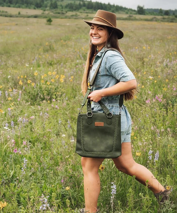 Wrangler Whipstitch Convertible Backpack-Country Glam Outfits