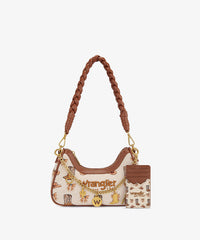 Wrangler Rodeo Icons Braided Handle Shoulder Bag