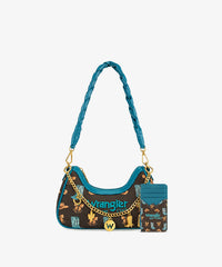 Wrangler Rodeo Icons Braided Handle Shoulder Bag