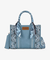 Wrangler Western Desert Paisley Tote Bag