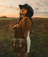 Montana West Vintage Concealed Carry Tote Set