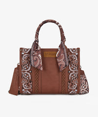 Wrangler Western Desert Paisley Tote Bag
