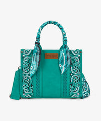 Wrangler Western Paisley Tote Bag