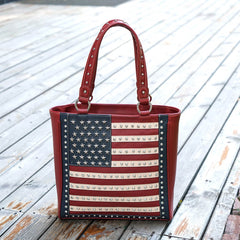 Montana West American Flag Concealed Carry Tote Bag