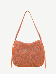 Montana West Cut-out Floral Embossed Concealed Carry Hobo - Montana West World
