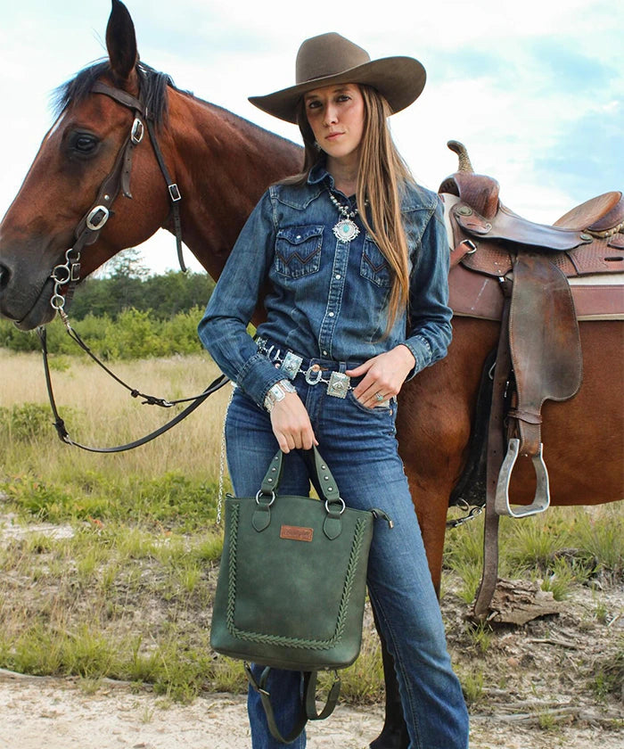 Wrangler Whipstitch Convertible Backpack