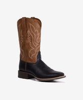 Women's Two-Tone Embroidered Cowboy Boots