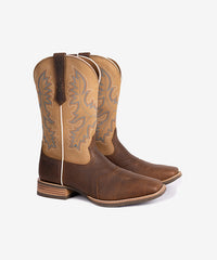 Men‘s’ Cowboy Outlaw Leather Boots