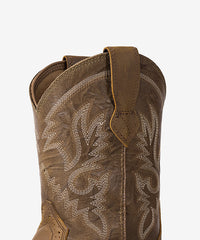 Men’s Vintage Desert Western Embroidered Boots