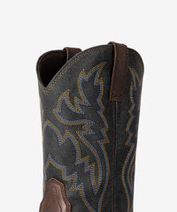 Men’s Vintage Patchwork Embroidered Heritage Boots