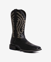 Men’s Black Rider Totem Embroidered Boots