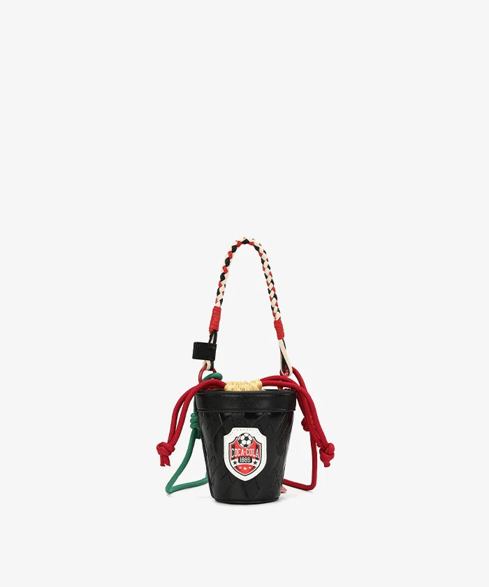 Coca-Cola Coffee Cup Purse in Black