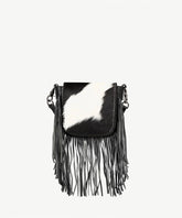 Montana West Genuine Leather Hair-On Fringe Crossbody Bag - Montana West World