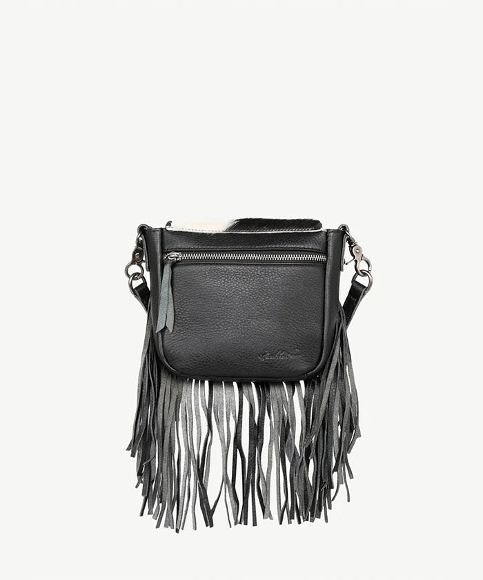 Montana West Genuine Leather Hair-On Fringe Crossbody Bag - Montana West World