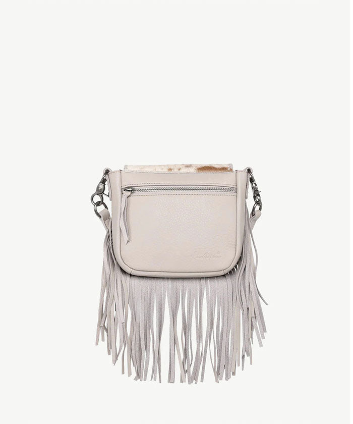Montana West Genuine Leather Hair-On Fringe Crossbody Bag - Montana West World