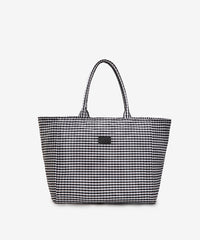 LEE Plaid Cotton Large Tote