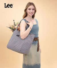 LEE Plaid Cotton Large Tote