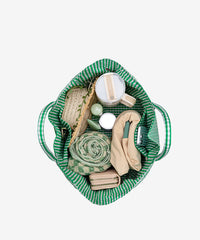 LEE Plaid Cotton Large Tote