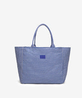 LEE Plaid Cotton Large Tote