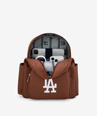 Los_Angeles_Dodgers_Leather_Backpack_Brown