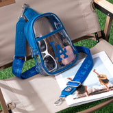 MLB_Los_Angeles_Dodgers_Clear_Mini_Sling_Stadium_Bag_Blue