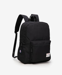 MLB dodgers backpack in black — minimalist sporty design with front pocket and padded straps
