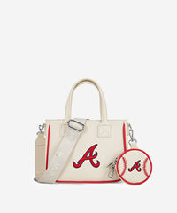 MLB Atlanta Braves Team Tote with Baseball Coin Pouch