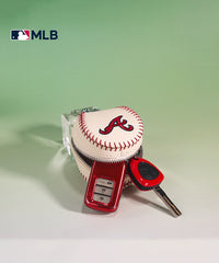 MLB Atlanta Braves Team Coin Pouch Keychain
