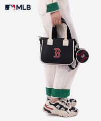 MLB Boston Red Sox Team Tote with Baseball Coin Pouch
