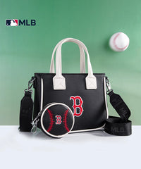 MLB Boston Red Sox Team Tote with Baseball Coin Pouch