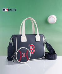 MLB Boston Red Sox Team Tote with Baseball Coin Pouch