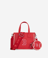 MLB Boston Red Sox Team Tote with Baseball Coin Pouch