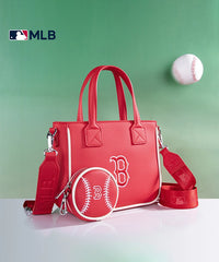MLB Boston Red Sox Team Tote with Baseball Coin Pouch