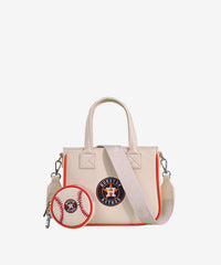 MLB Houston Astros Team Tote with Baseball Coin Pouch