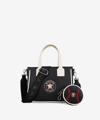 MLB Houston Astros Team Tote with Baseball Coin Pouch
