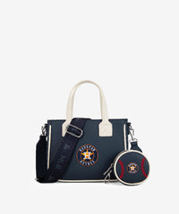 MLB Houston Astros Team Tote with Baseball Coin Pouch