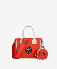MLB Houston Astros Team Tote with Baseball Coin Pouch