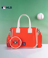 MLB Houston Astros Team Tote with Baseball Coin Pouch