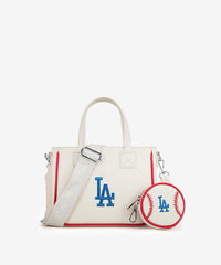 MLB Los Angeles Dodgers Team Tote with Baseball Coin Pouch