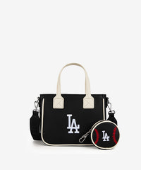 MLB Los Angeles Dodgers Team Tote with Baseball Coin Pouch