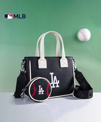 MLB Los Angeles Dodgers Team Tote with Baseball Coin Pouch