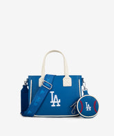 MLB Los Angeles Dodgers Team Tote with Baseball Coin Pouch