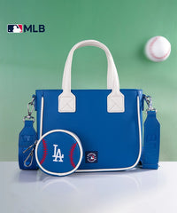 MLB Los Angeles Dodgers Team Tote with Baseball Coin Pouch