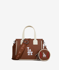 MLB Los Angeles Dodgers Team Tote with Baseball Coin Pouch